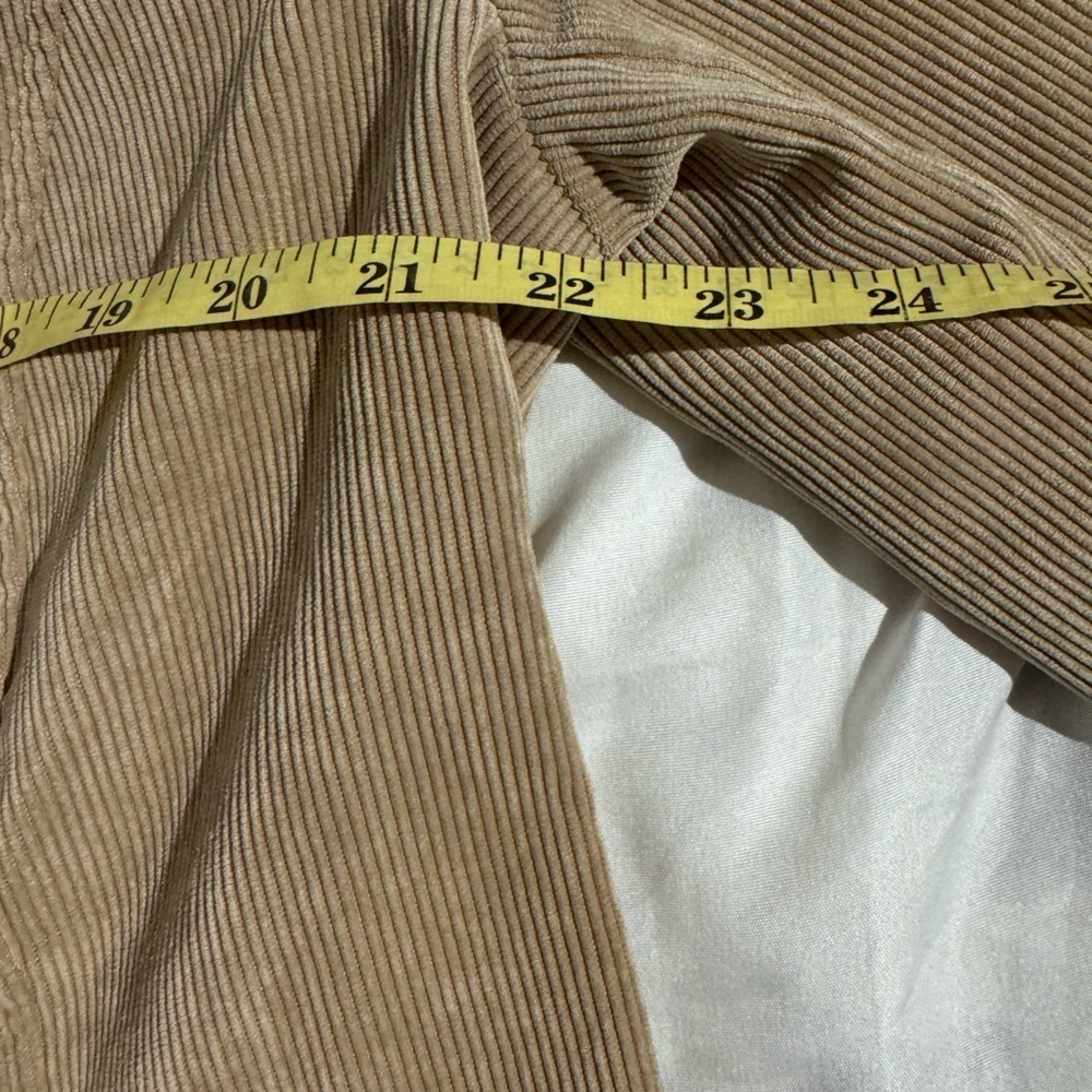Requirements Brown Tan Corduroy Blazer Jacket WOMENS SIZE LARGE - Picture 14 of 16